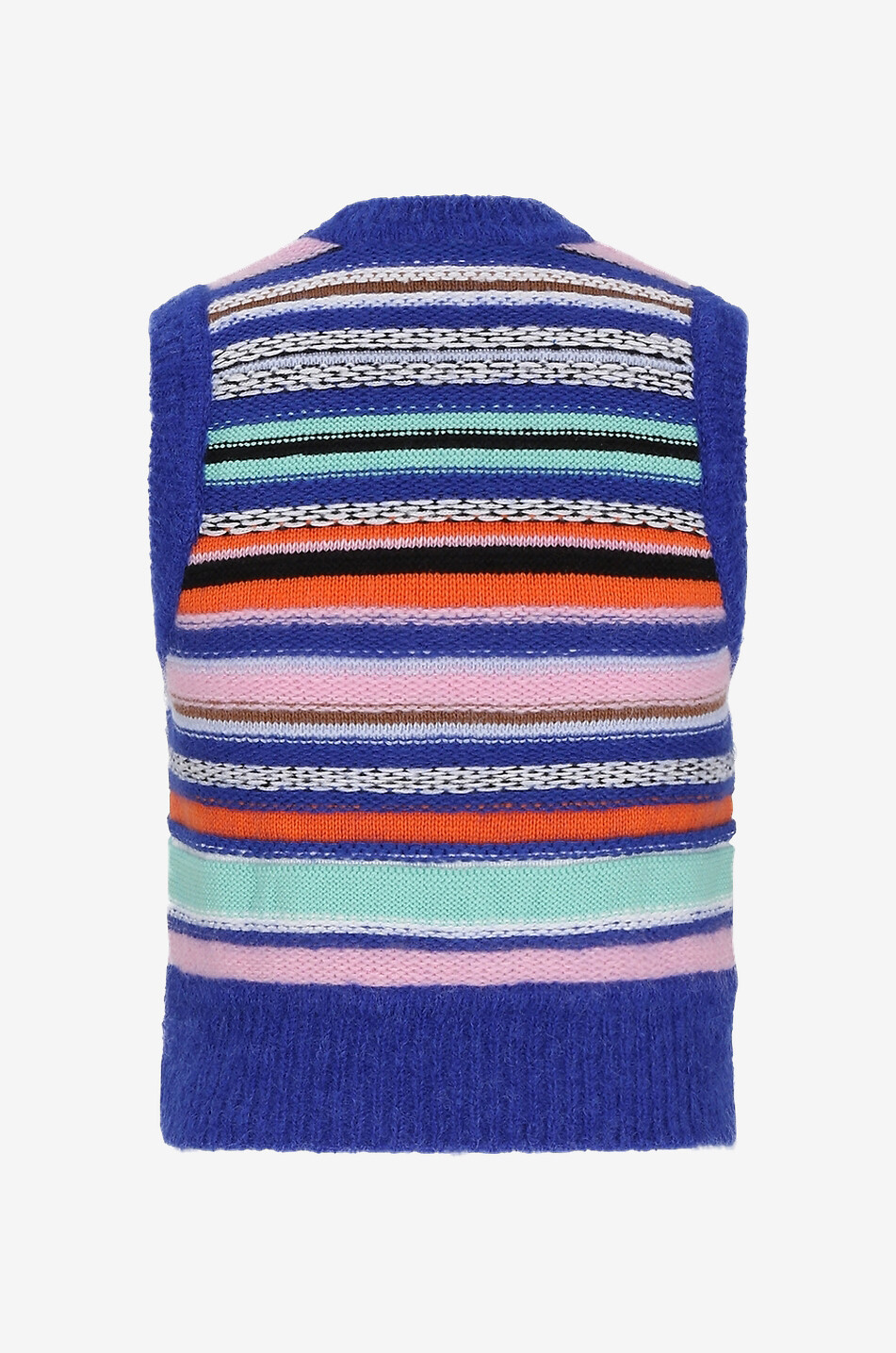 Ärmelloser Pullover aus Wolle und Mohair Plaid Inspiration