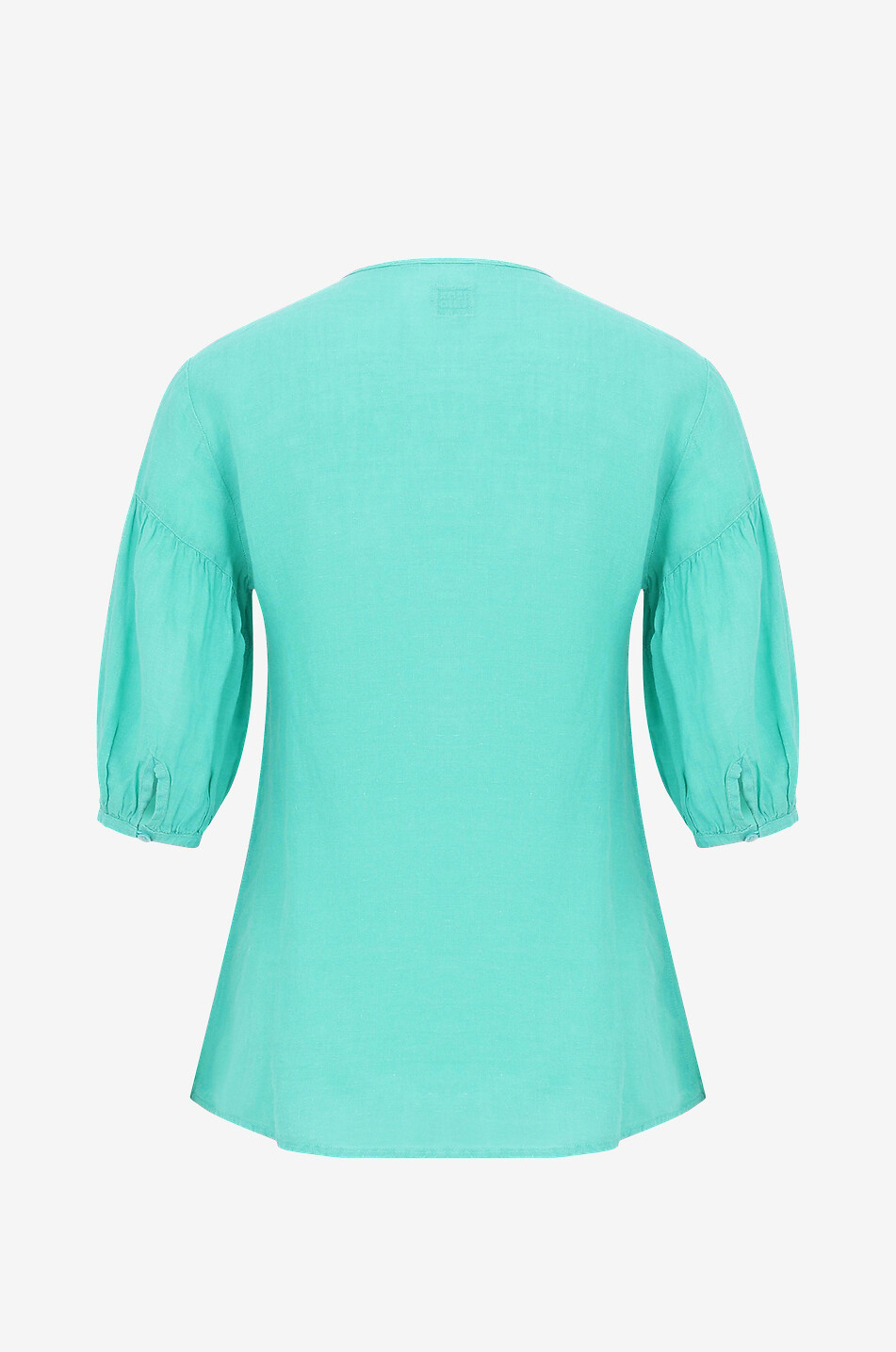 Bluse mit 3/4-Ärmeln aus Leinen