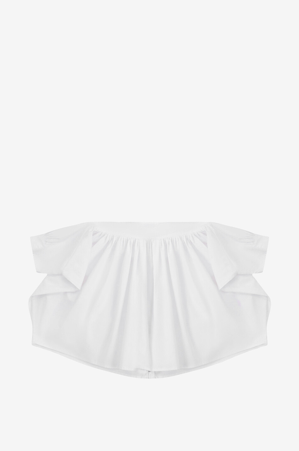 Mädchen-Bluse aus Popeline Balloon Fit