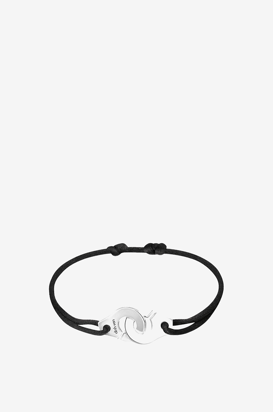 DINH VAN Kordelarmband mit Silber Menottes R12 Damen SILBER 1