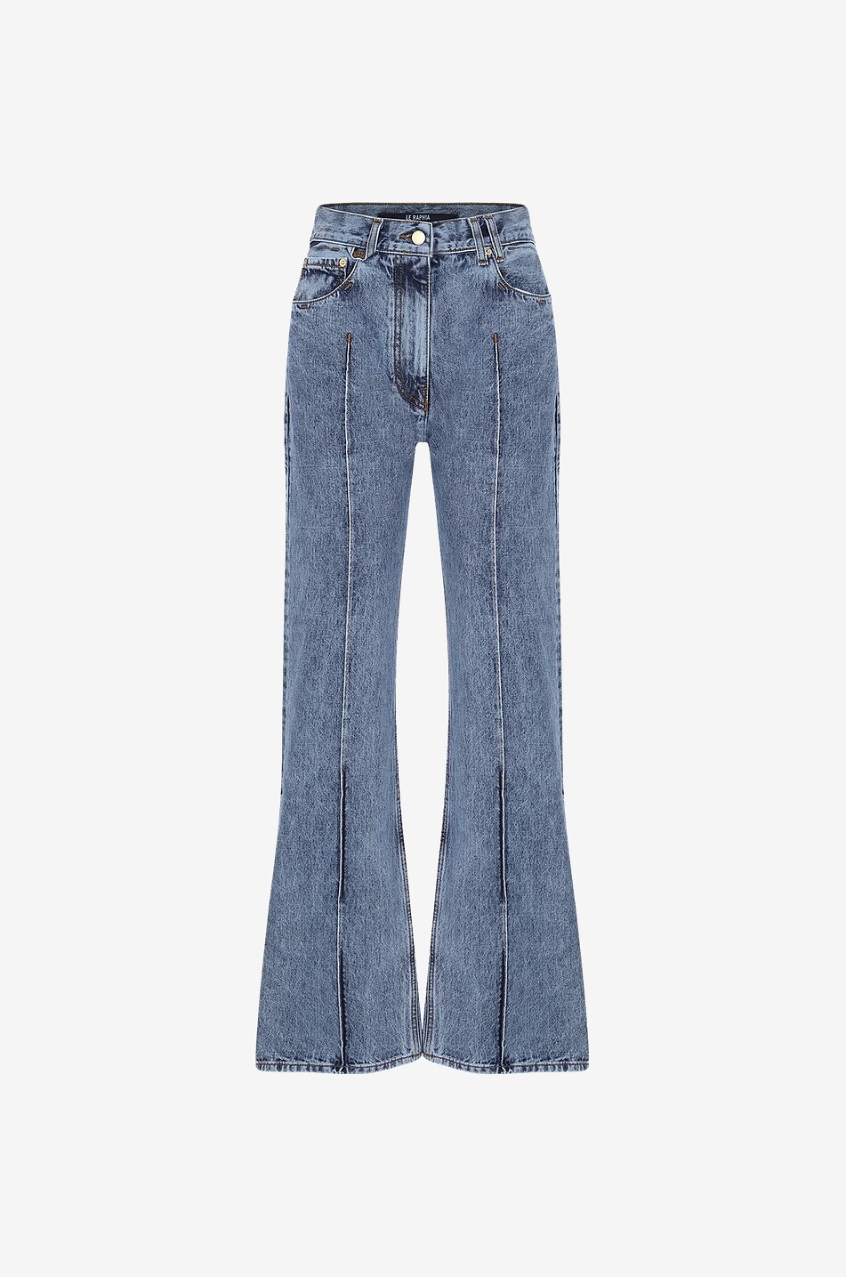 JACQUEMUS Le de Nîmes Bordado faded baggy jeans Women BLUE 1