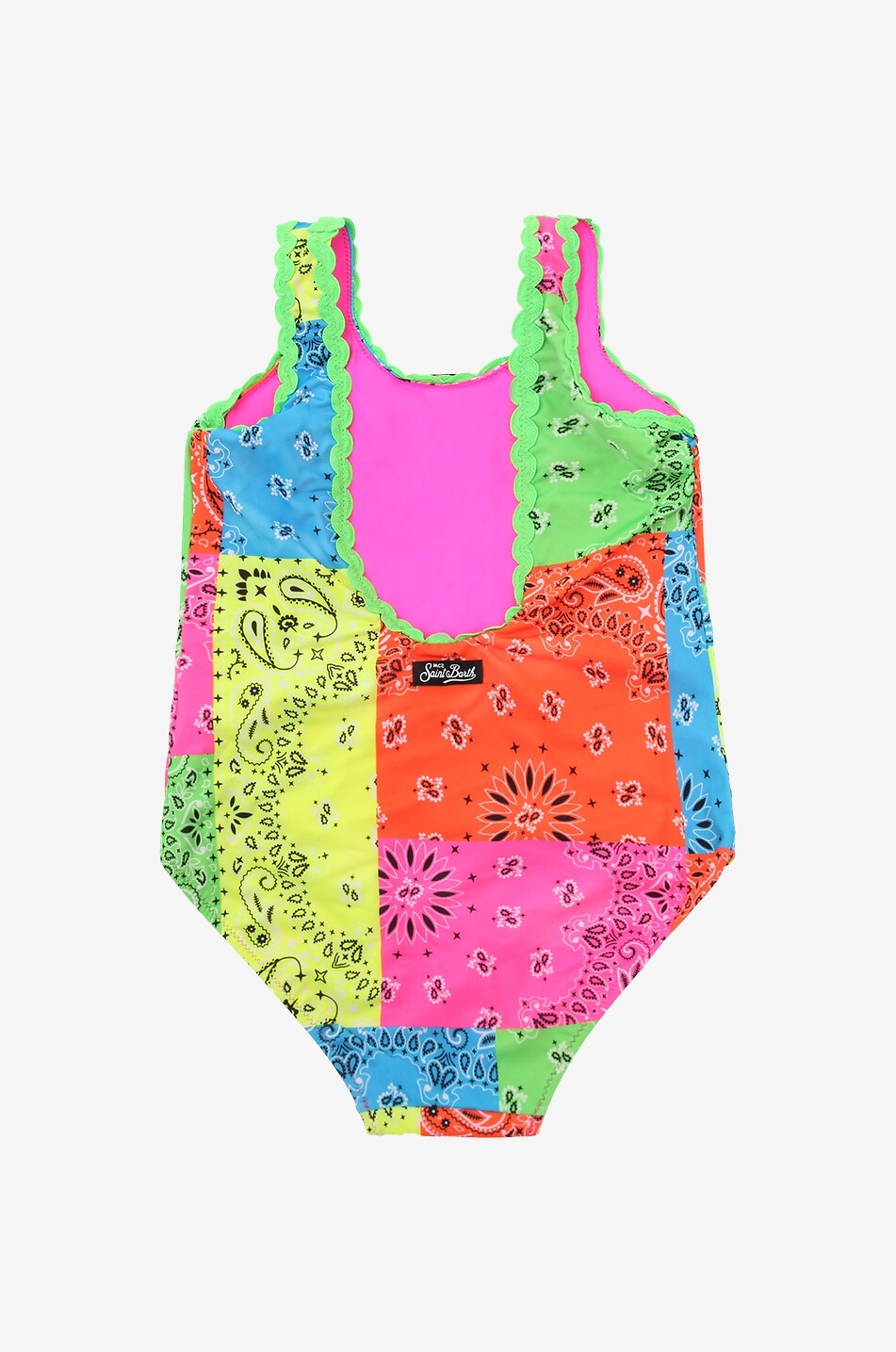 MC2 SAINT BARTH Cara girls' one-piece swimsuit Girl MULTI COLOURED 2
