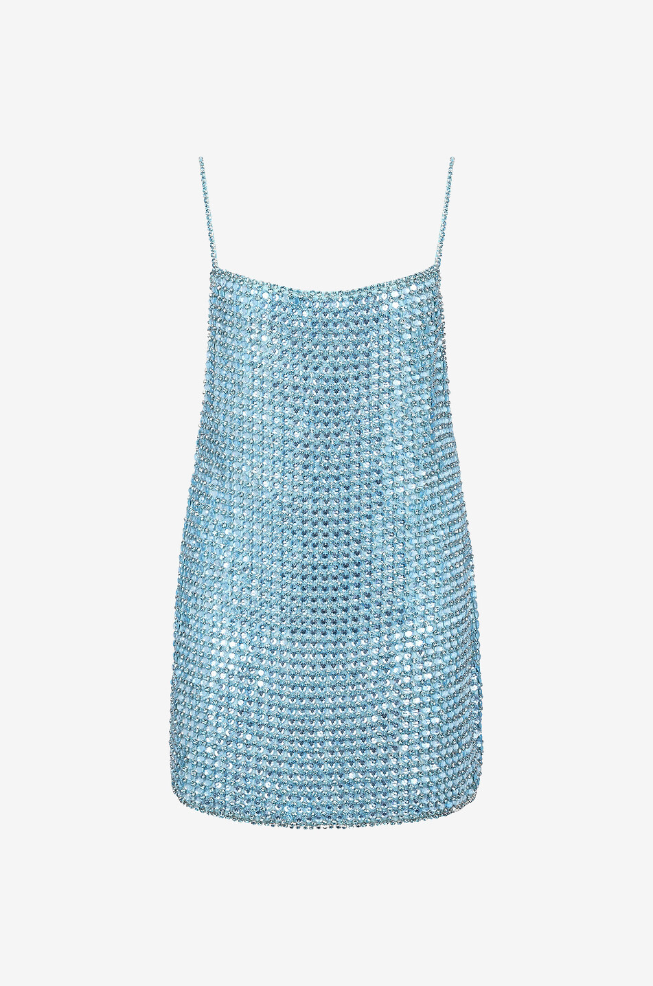 Leona cristal clad strappy mini dress