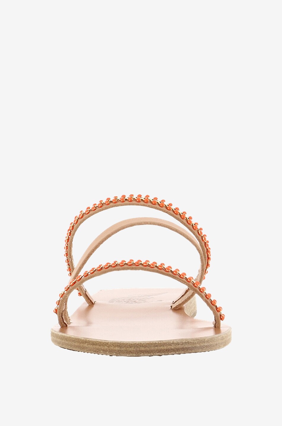 ANCIENT GREEK SANDALS Mules en cuir de vachette Apli Polytimi Femme BEIGE 2