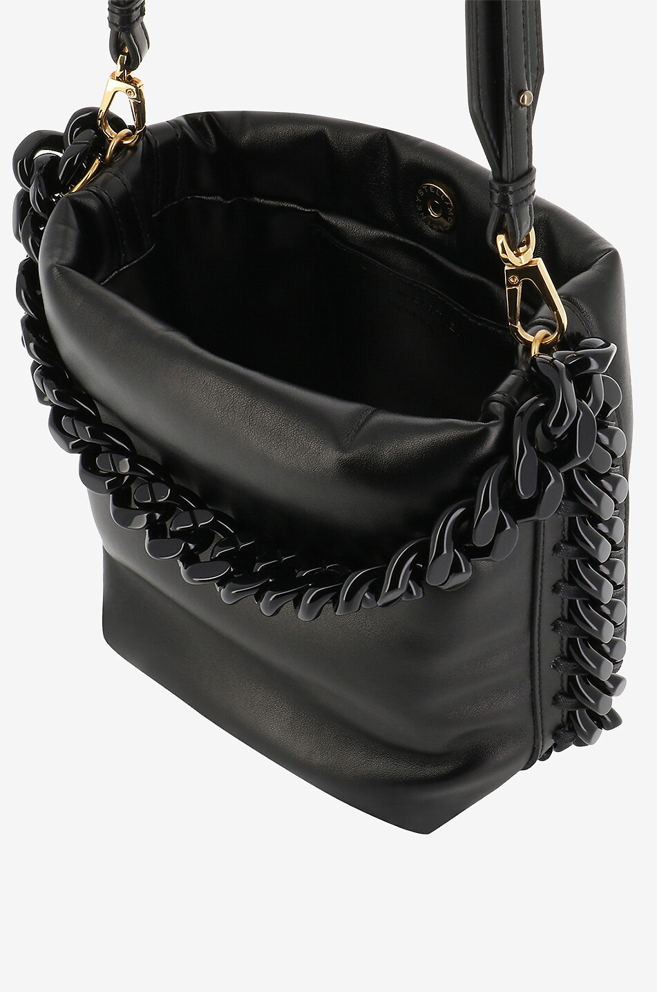 Gepolsterte Bucket-Tasche aus Kunstleder Frayme