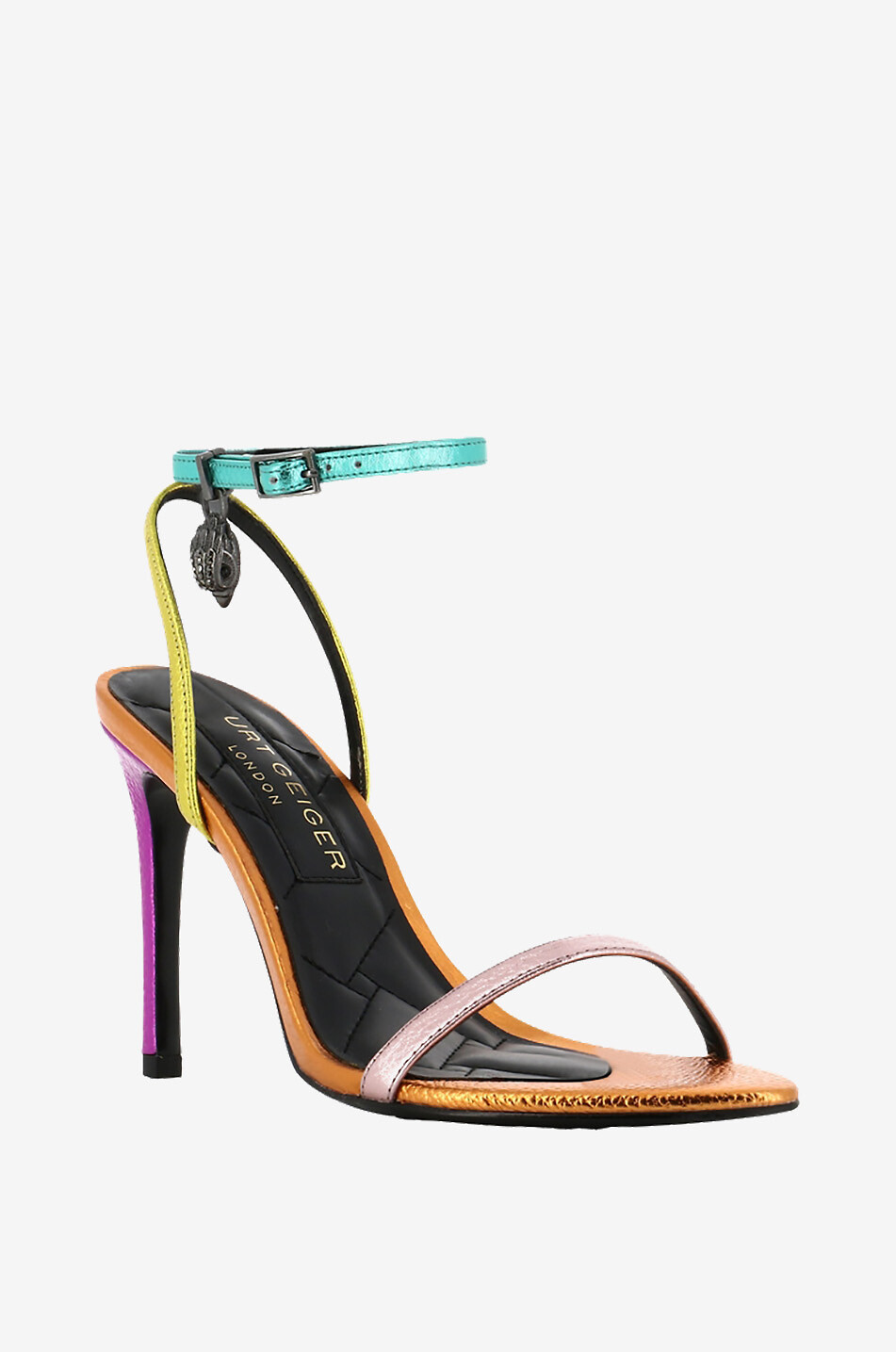 Sandalen mit Absatz aus Leder Shoreditch