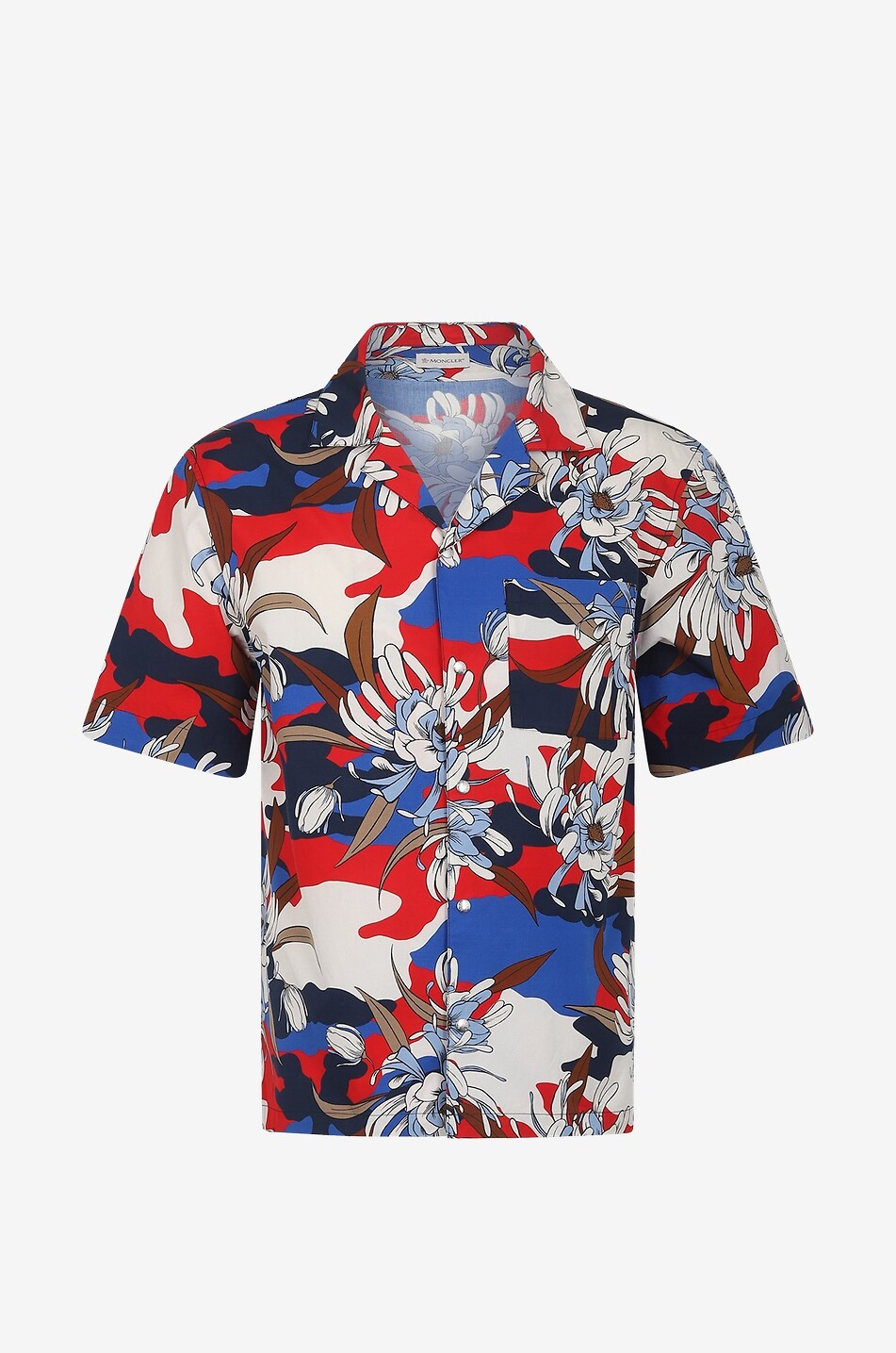 Chemise à manches courtes Floral Camo