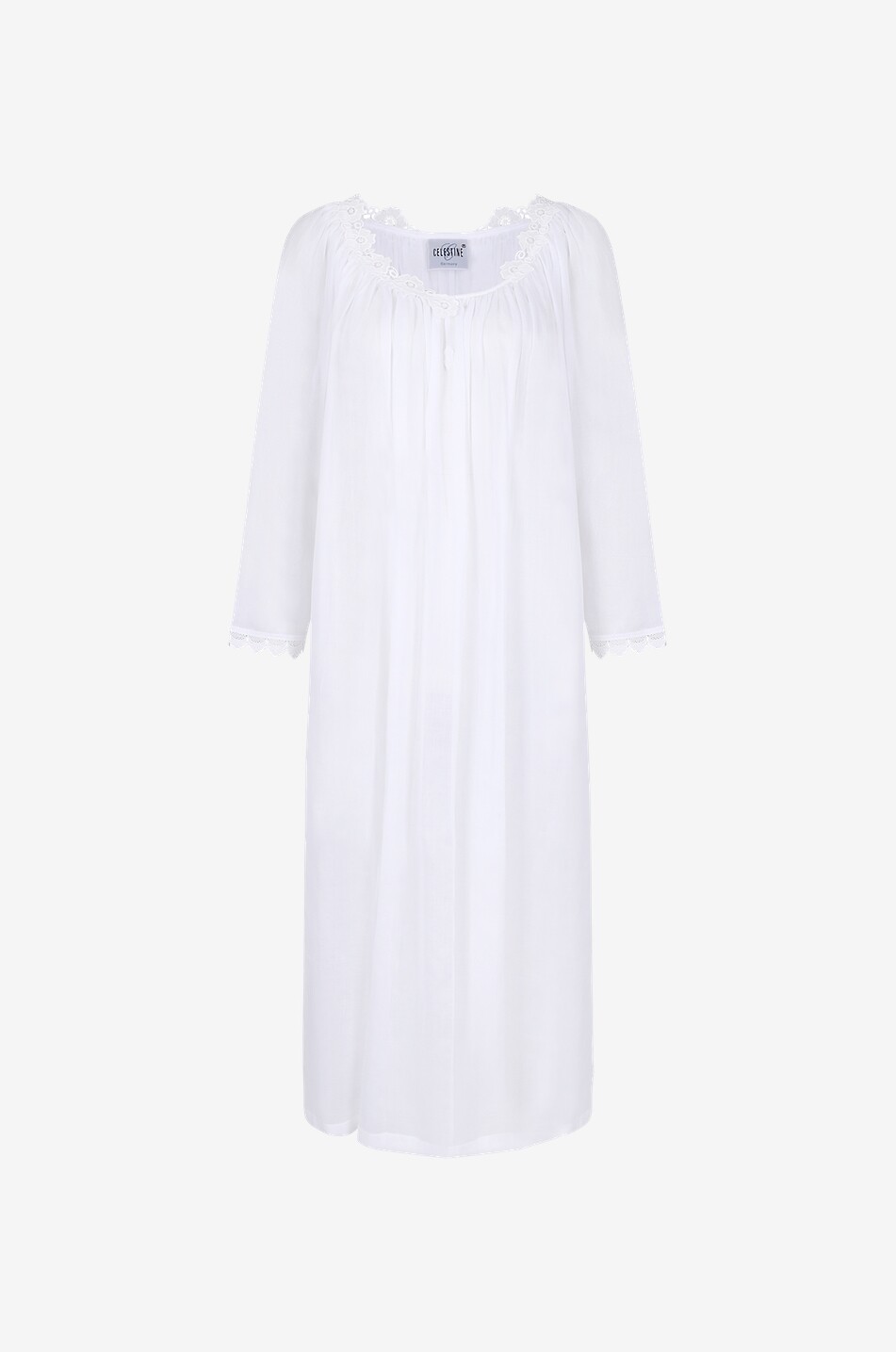 CELESTINE Kiana cotton nightdress Women WHITE 1