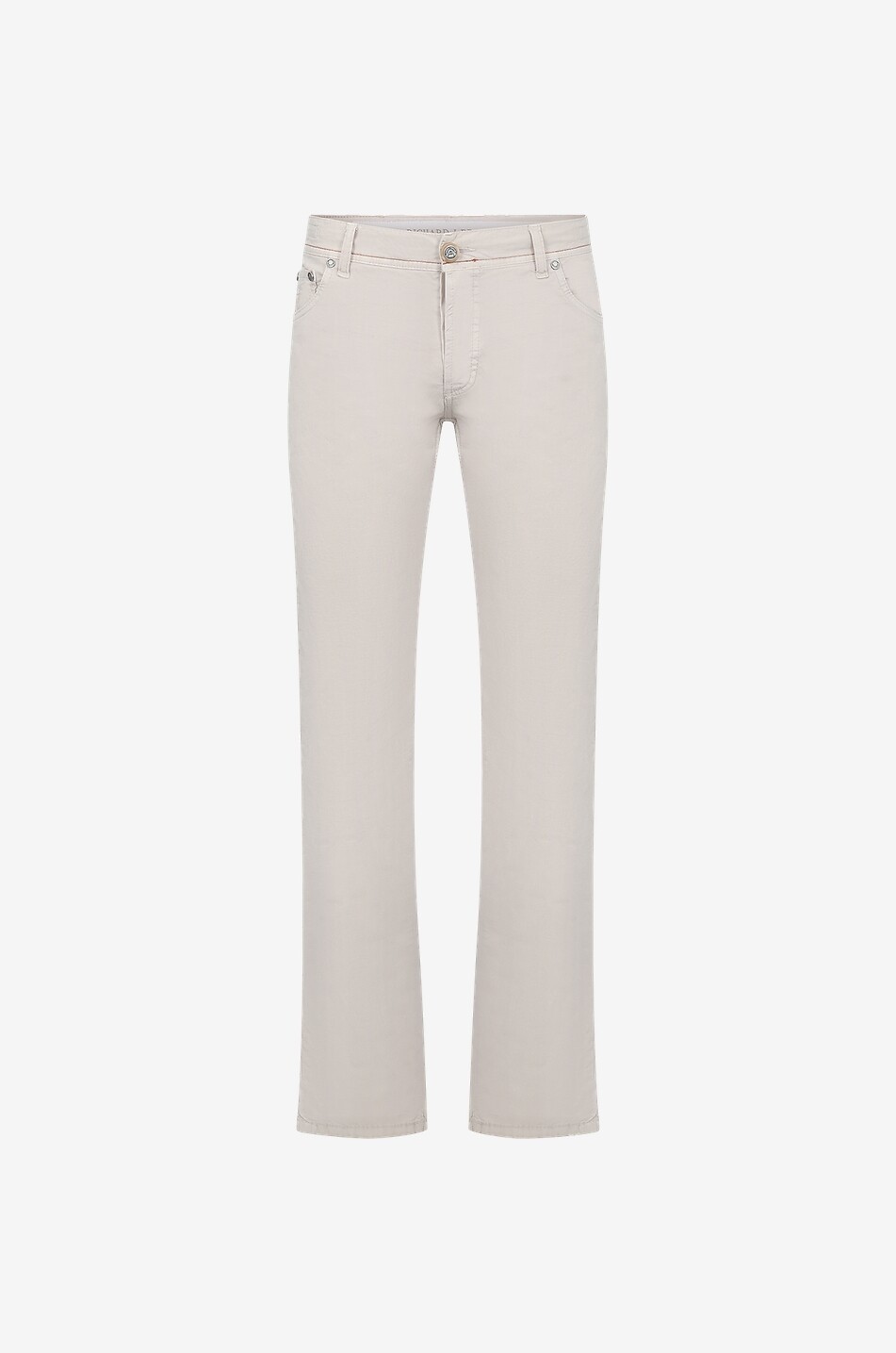 RICHARD J. BROWN Pantalon chino slim en lyocell Tokyo Homme MARRON 1