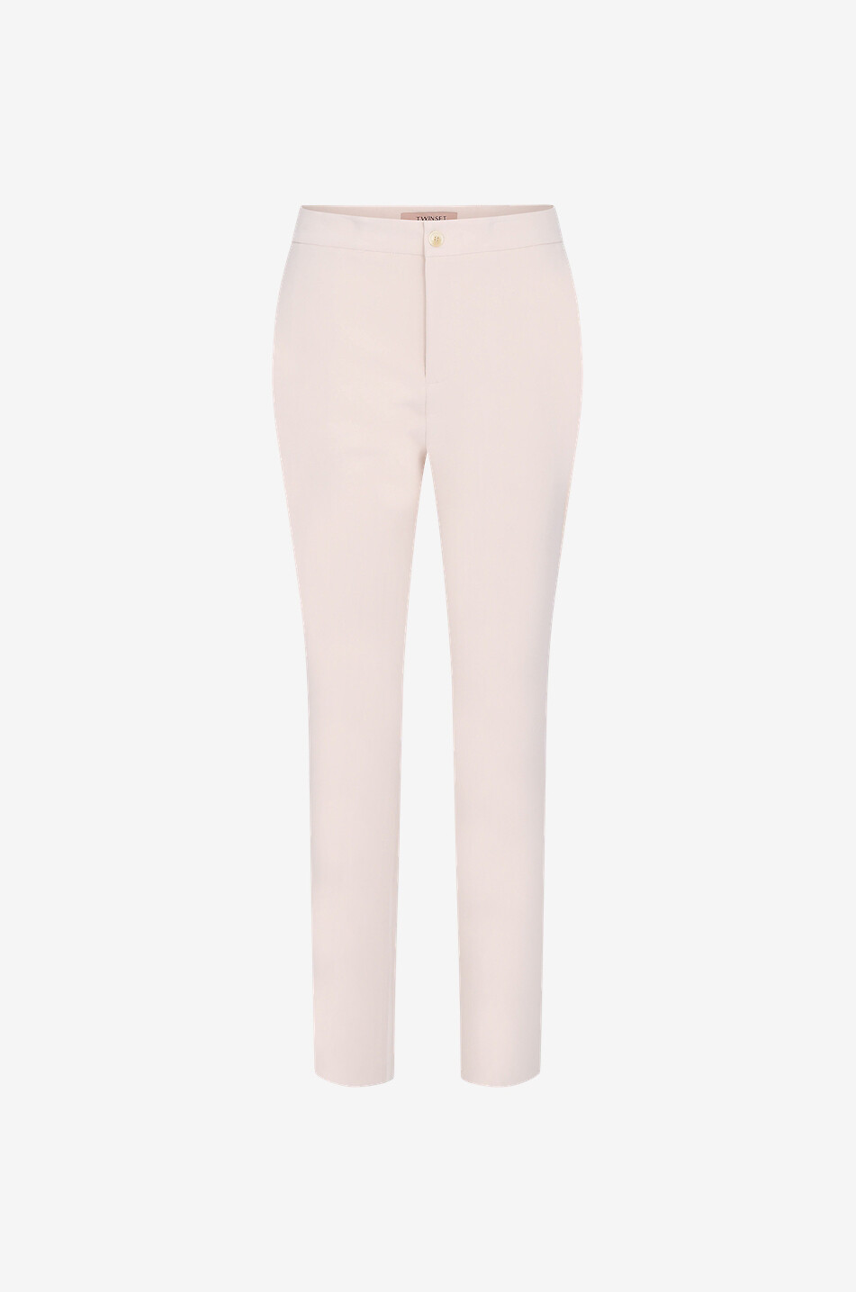 TWINSET Cigarette trousers in cady Women BEIGE 1