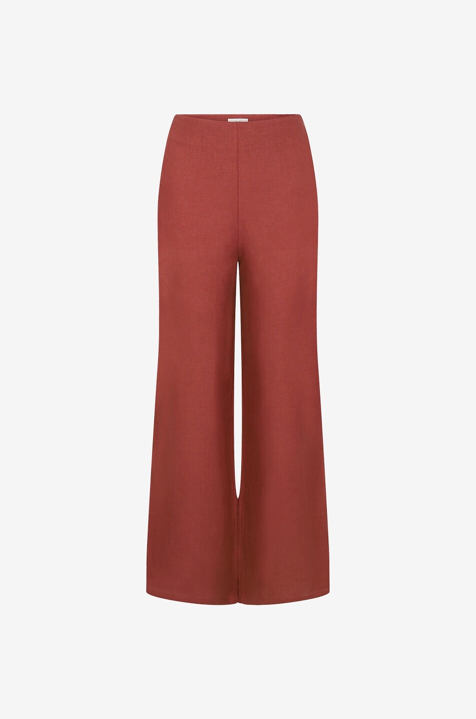 Ausgestellte Leinenhose mit hoher Taille Clara