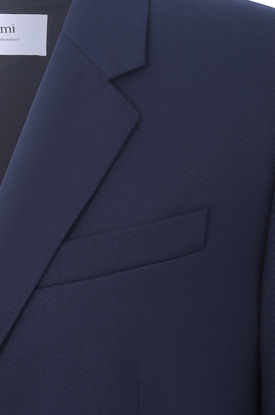 Single-breasted wool blazer