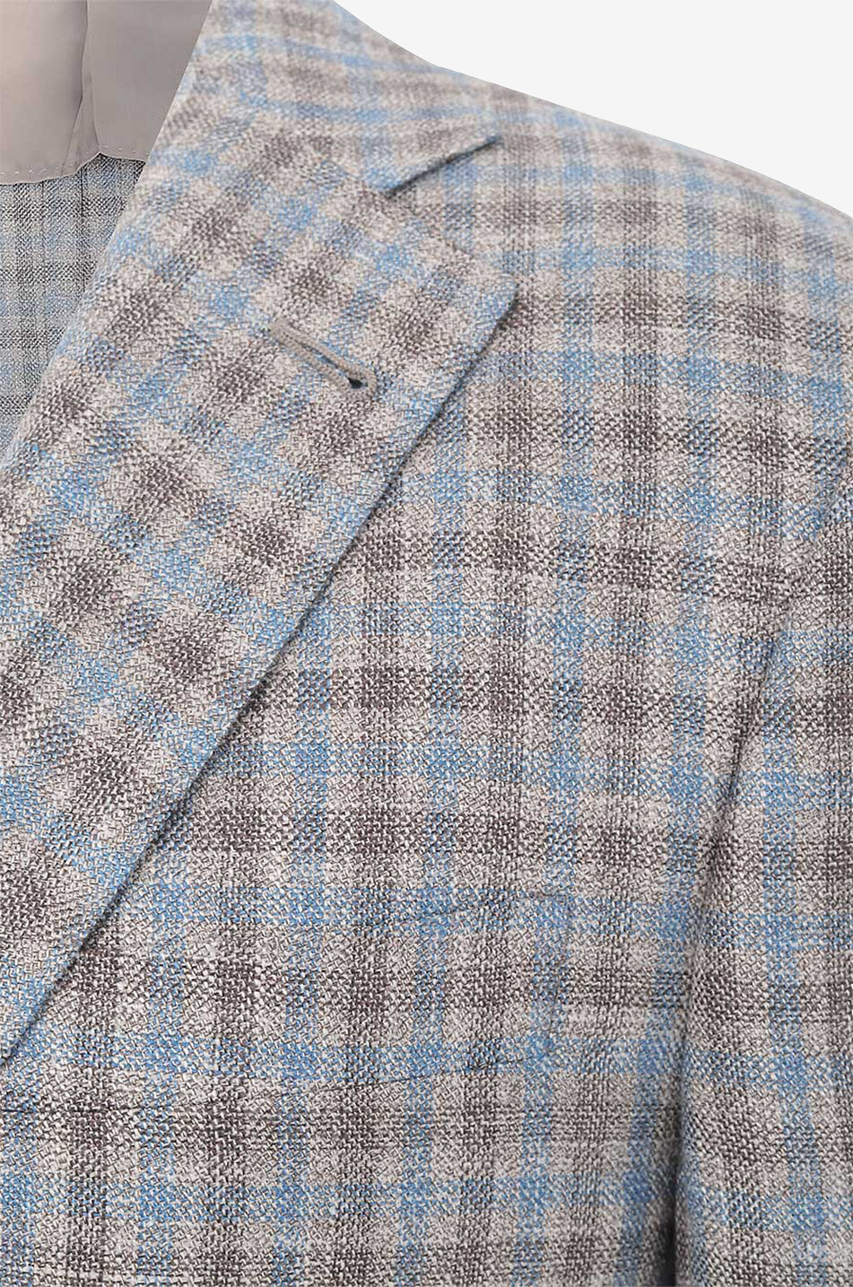 CORNELIANI Karierter Blazer aus Wolle und Seide Gate Herren BUNT 3