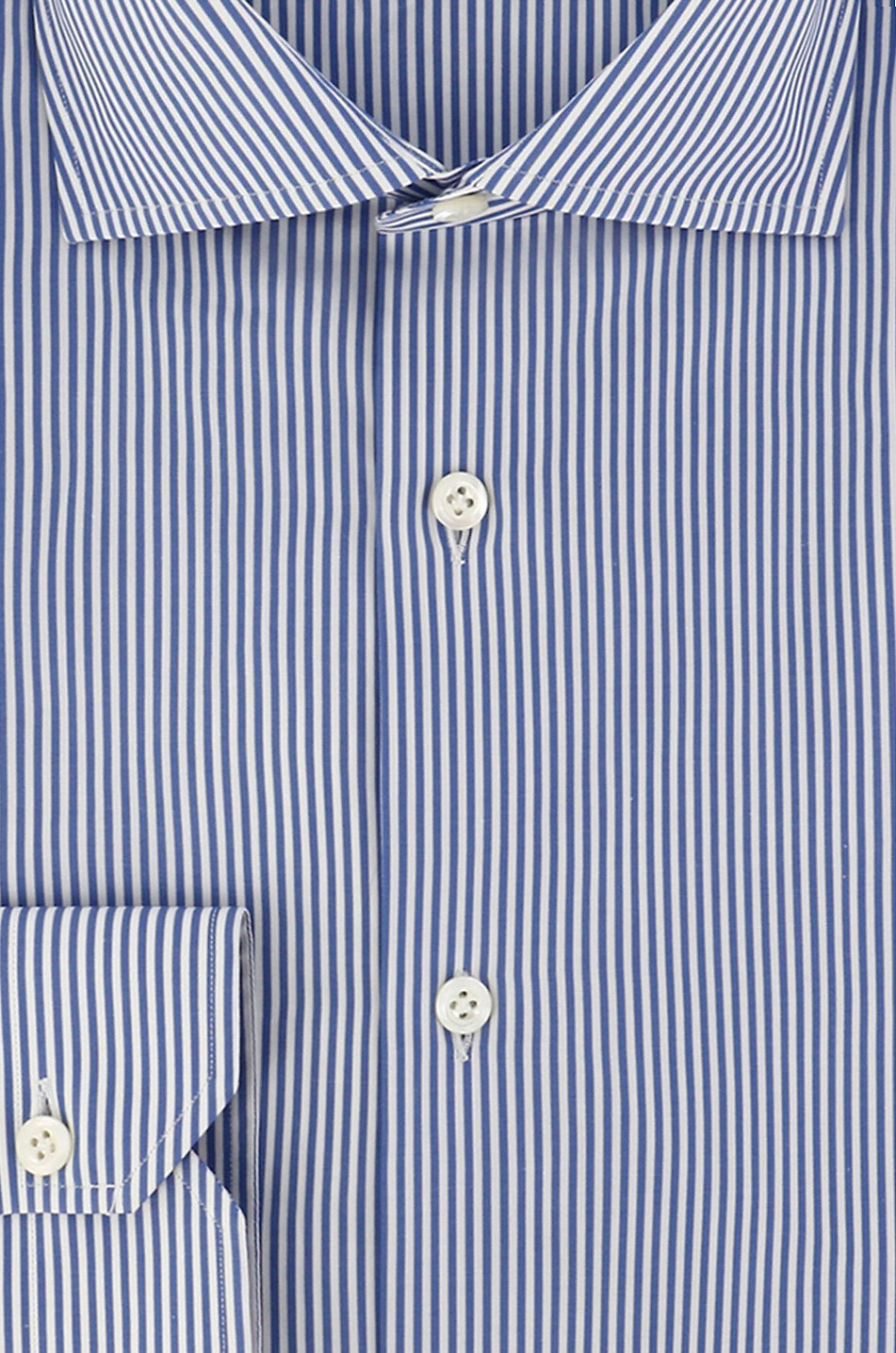 GIAMPAOLO Chemise rayée à manches longues Homme BLEU MOYEN 2
