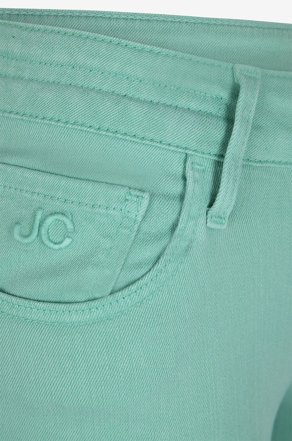 JACOB COHEN Jean skinny en coton mélangé Kim Femme VERT CLAIR 3