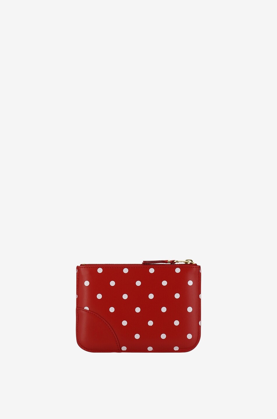 COMME DES GARCONS PLAY Mäppchen aus Glattleder Polka Dots Printed Damen ROT 2