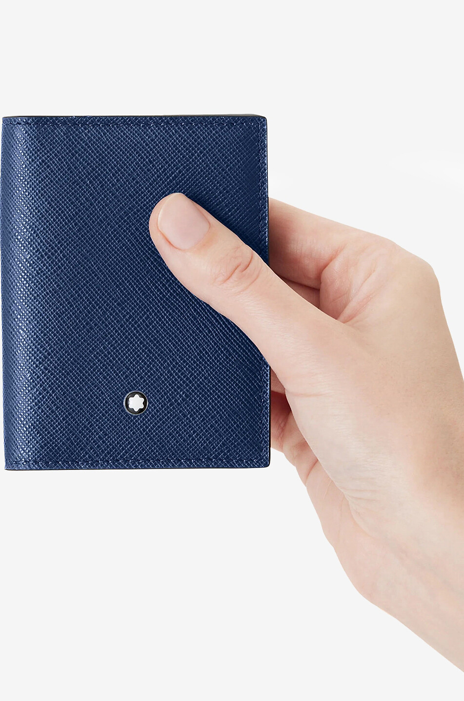 MONTBLANC Porte-cartes à deux volets Montblanc Sartorial 4cc Homme BLEU 3
