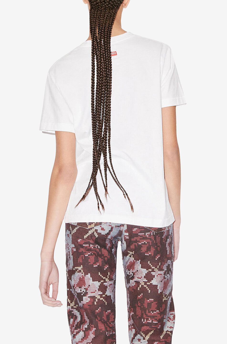 KENZO T-Shirt en coton Boke Flower Femme BLANC 4