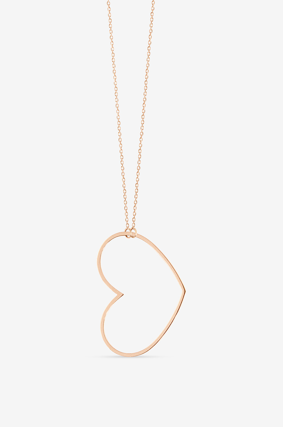 VANRYCKE Angie pink gold necklace with heart pendant Women PINK 5