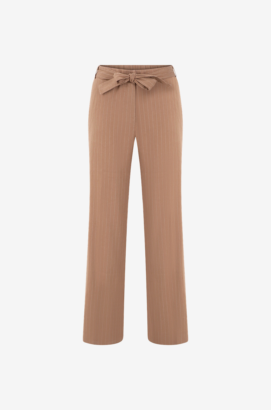 Toni linen and viscose wide-leg trousers