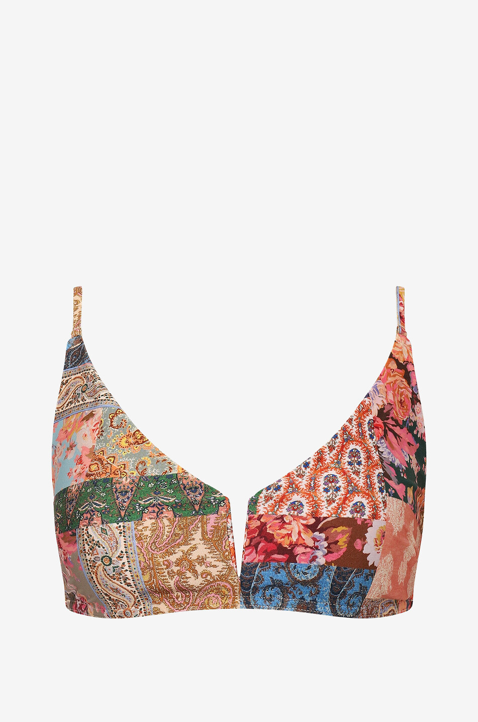 Haut de bikini triangle Devi Plunge V Wire