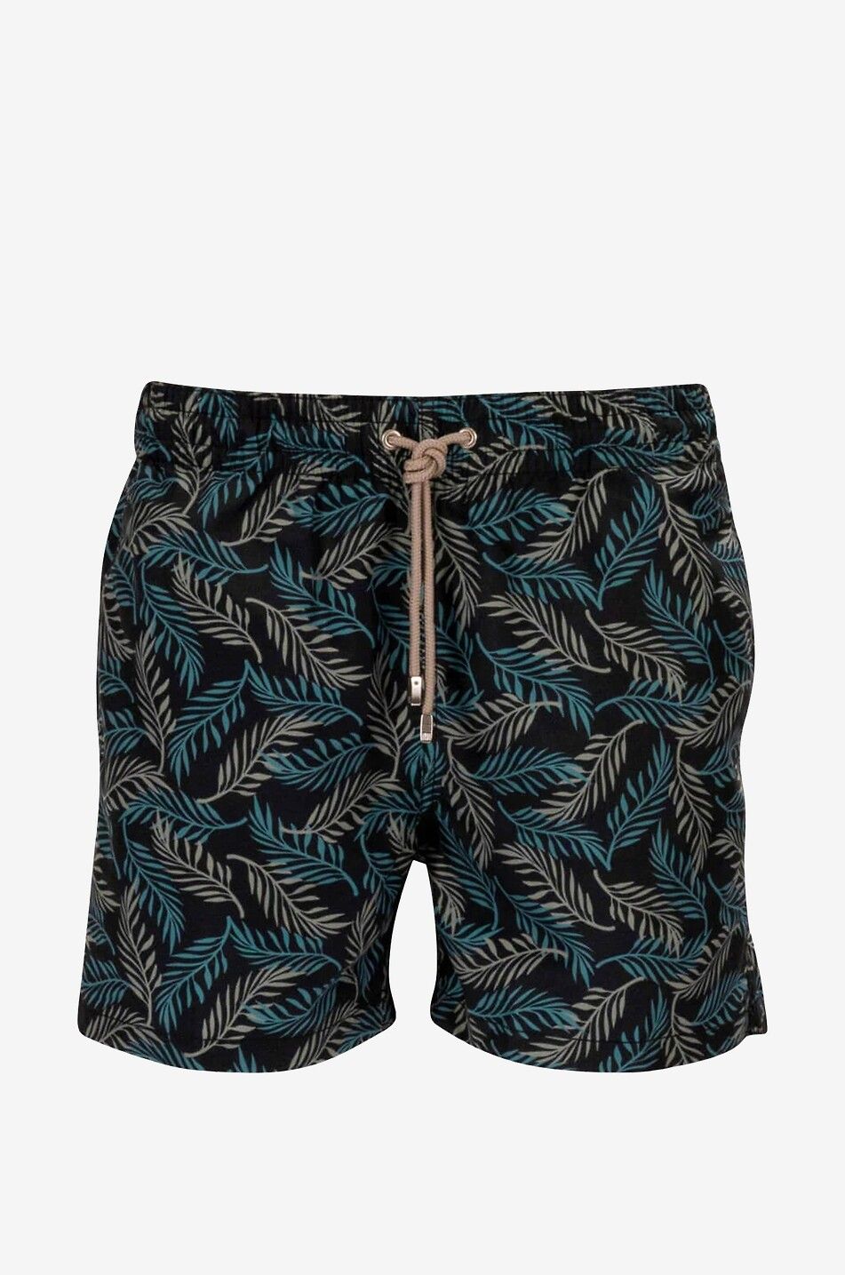 RIVEA Badeshorts mit Blattprint Cannes Herren DUNKELBLAU 1