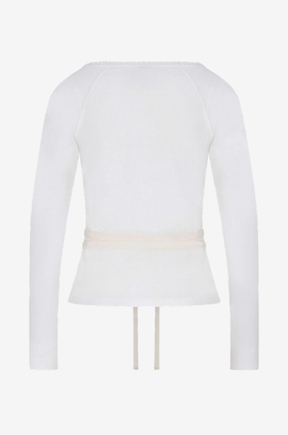 LALIDE A PARIS Top in Wickeloptik aus Baumwolle Séverine Damen WEISS 2