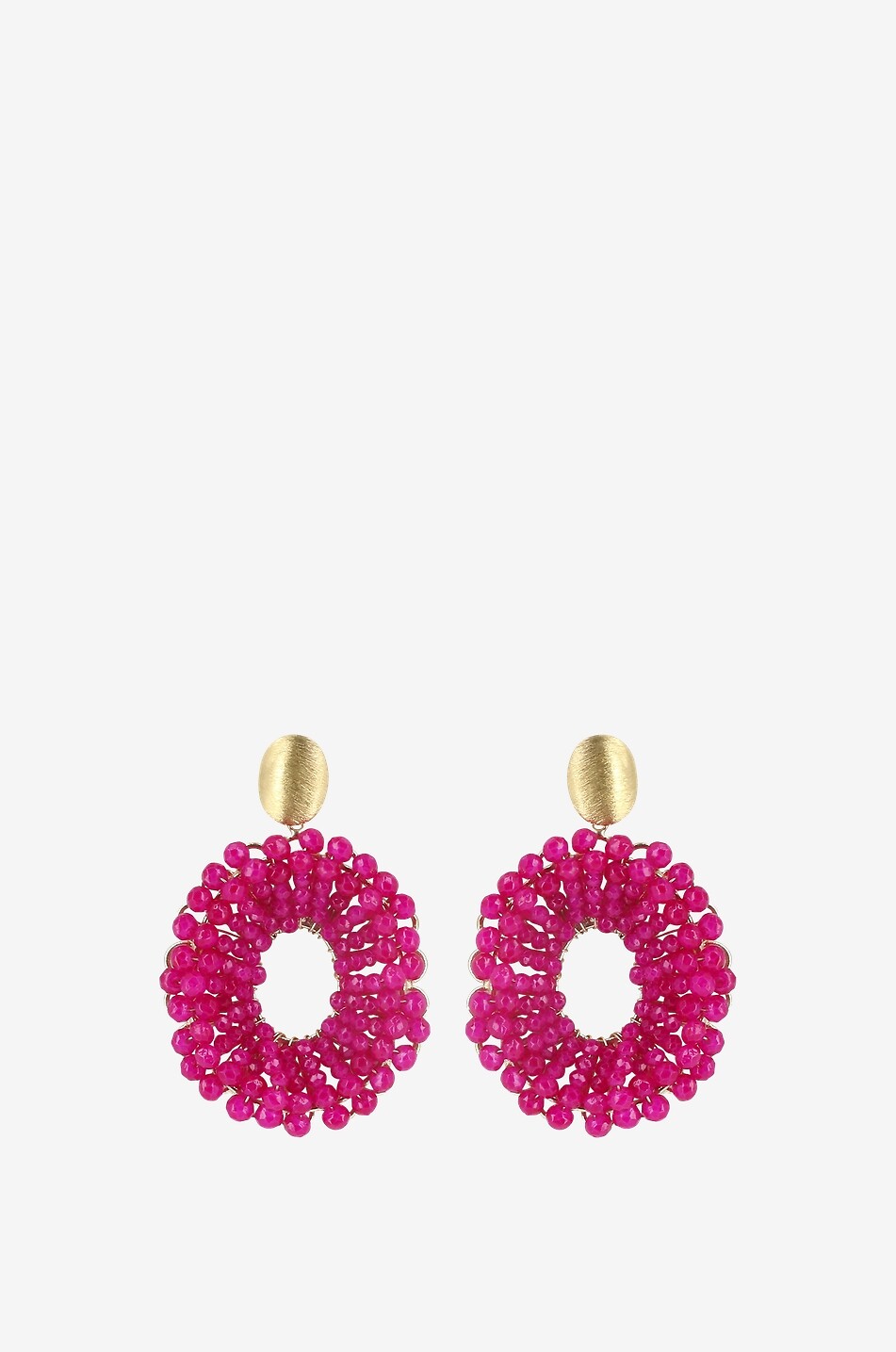 Boucles d'oreilles en perles Open Oval