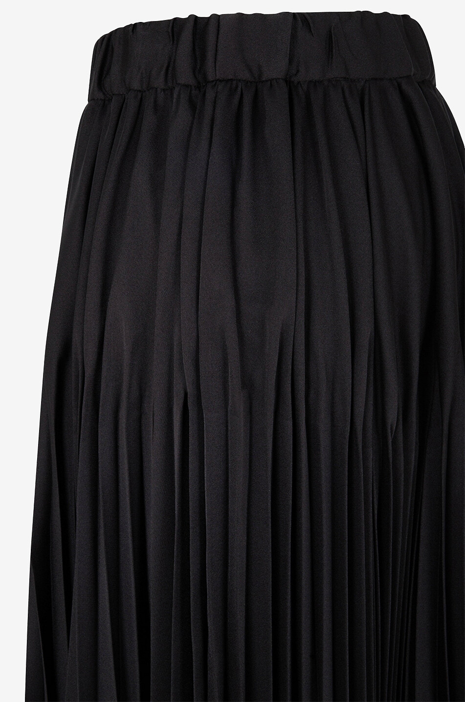 FABIANA FILIPPI Jupe longue plissée en sergé Femme NOIR 3