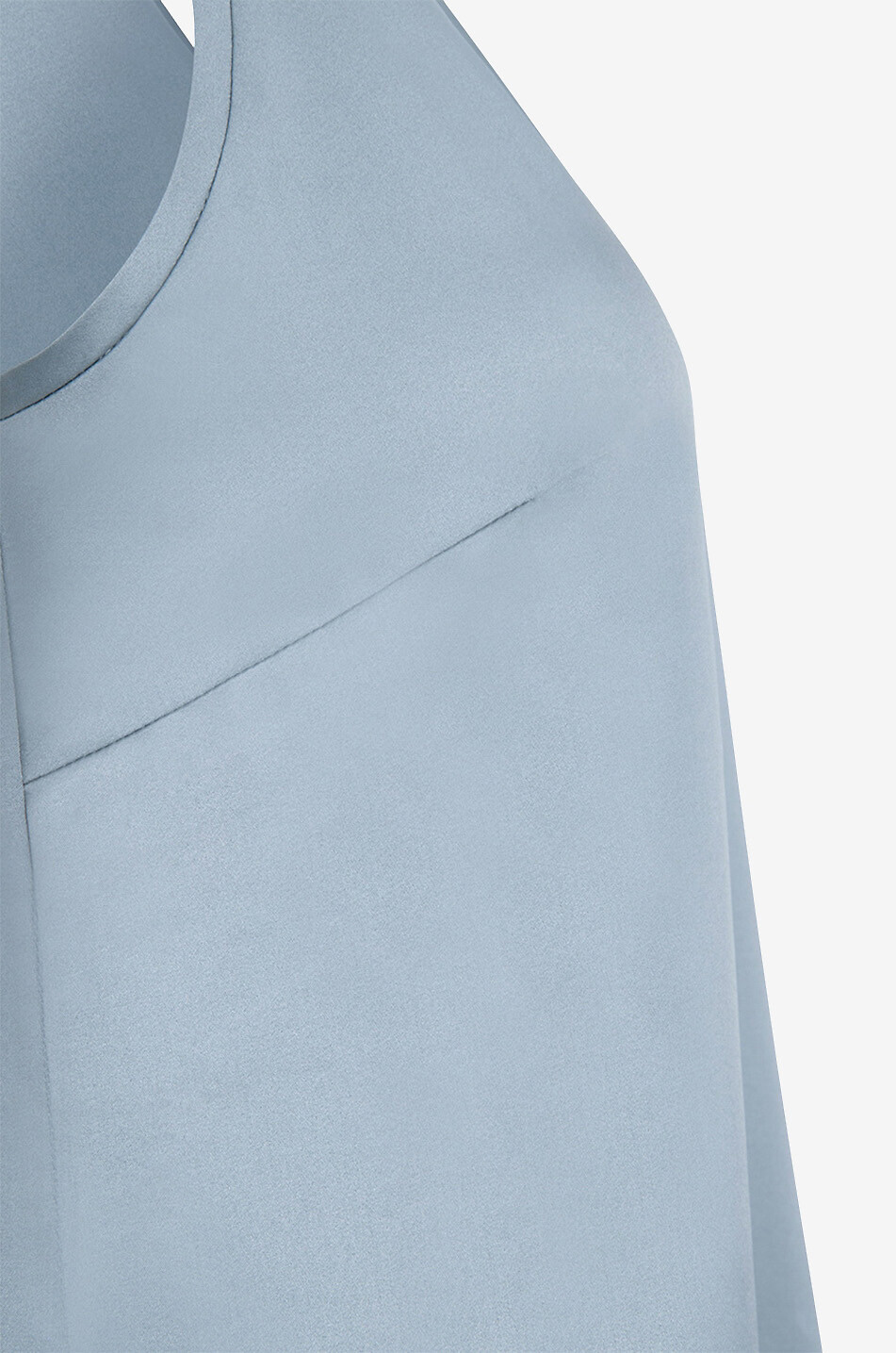 BONGENIE Sleeveless silk-blend top Women GREY 3