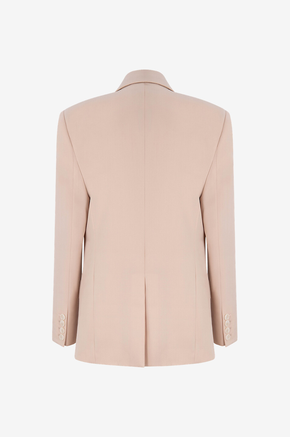Blazer à boutonnage simple en laine Iconic Slim Boyfriend