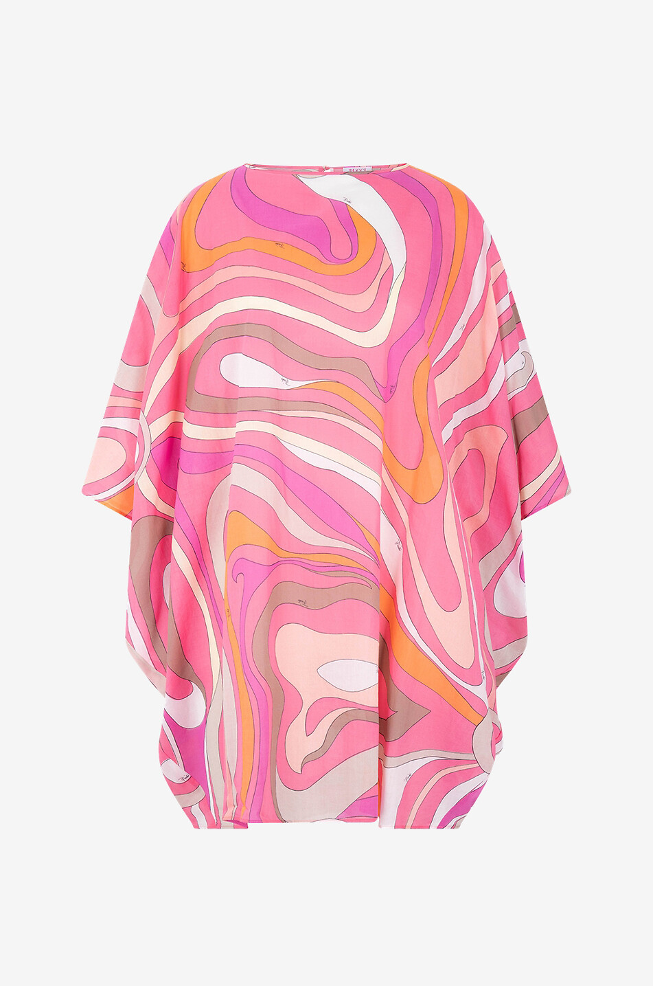 Caftan court en voile Marmo