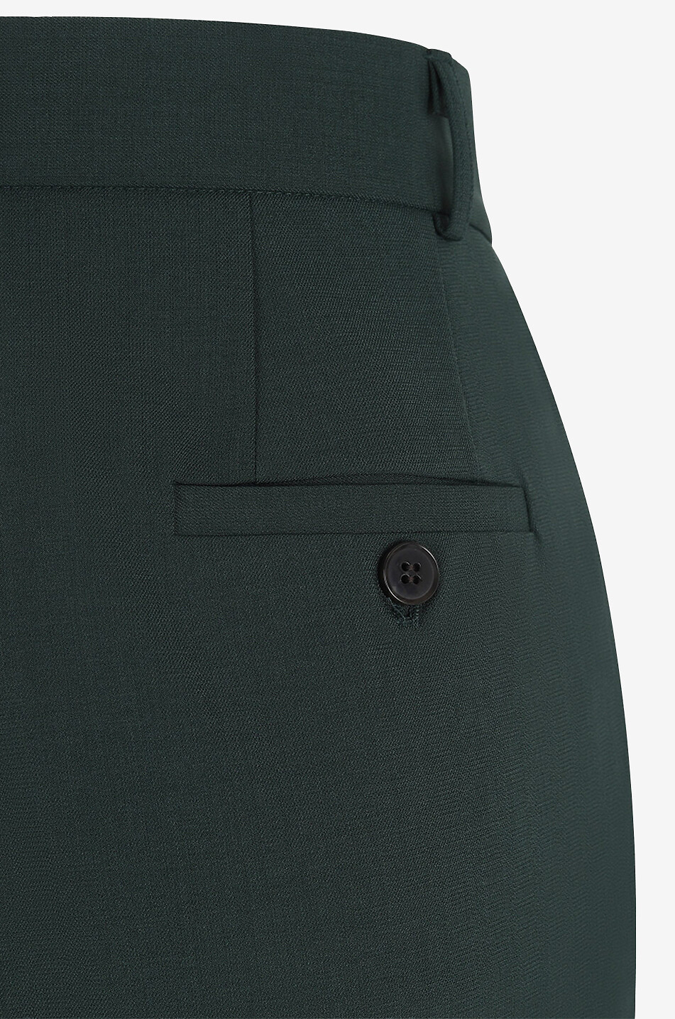 THE FRANKIE SHOP Verkürzte gerade Bundfaltenhose mit hohem Bund Bea Damen GRÜN 3