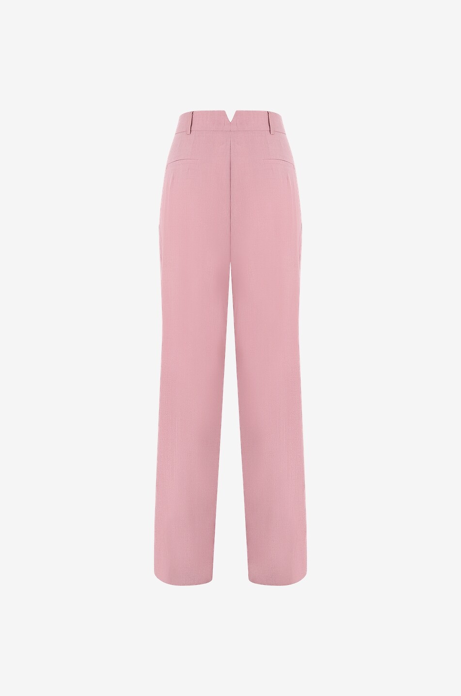 THE FRANKIE SHOP Pantalon carotte taille haute Gelso Femme ROSE 2
