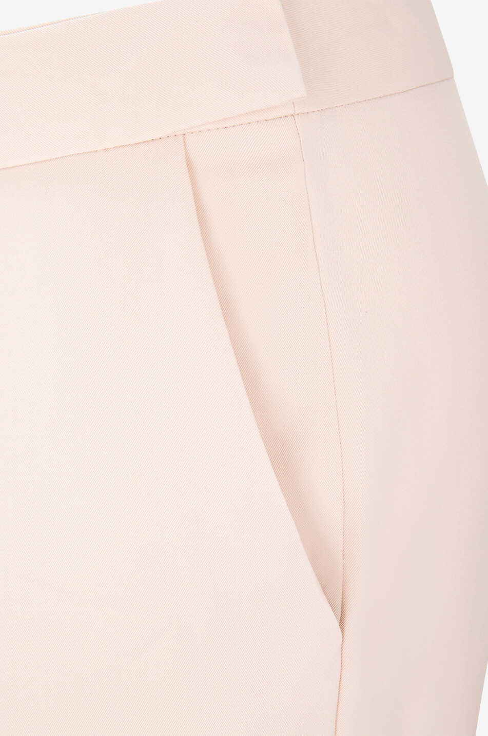 Pantalon slim taille basse en laine
