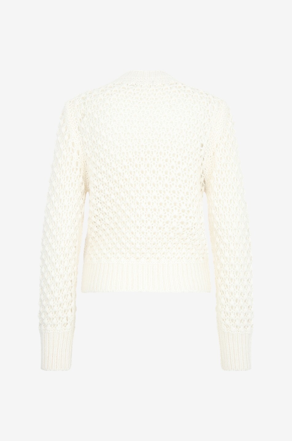 FABIANA FILIPPI Netz-Pullover aus Wolle und Mohair Damen CREMEFARBEN 2