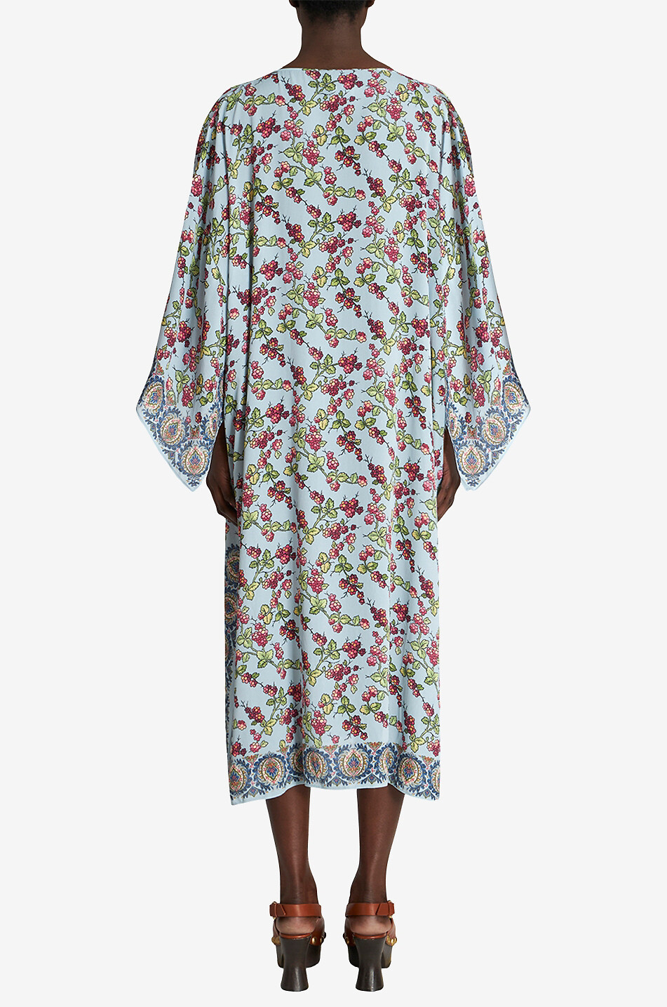 Strand-Kaftan aus Crêpe Berries