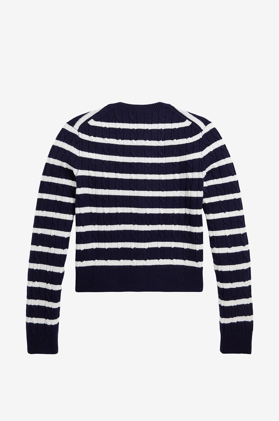 POLO RALPH LAUREN Cardigan torsadé rayé en laine Femme MULTICOLORE 2