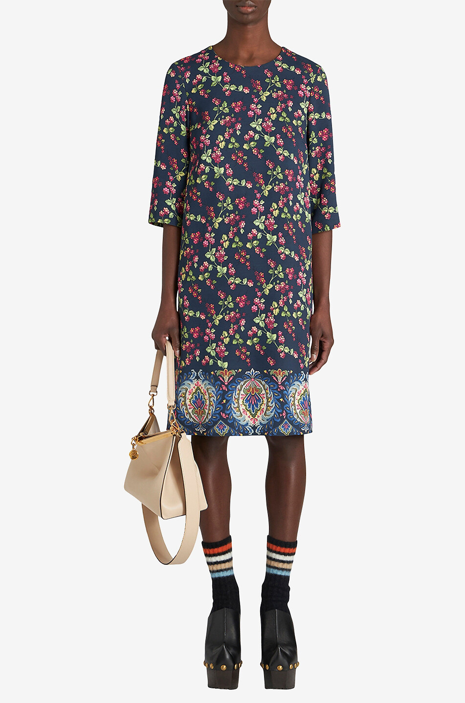 ETRO Tunikakleid aus Cady Berries Damen BLAU 3