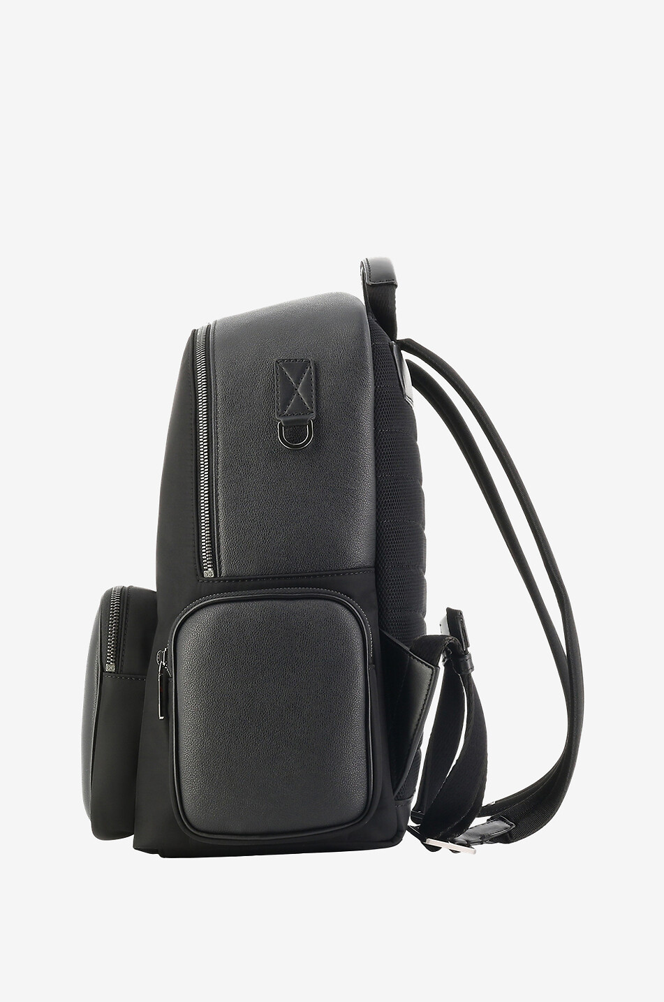 DOLCE & GABBANA Essential multi-material backpack Men BLACK 4