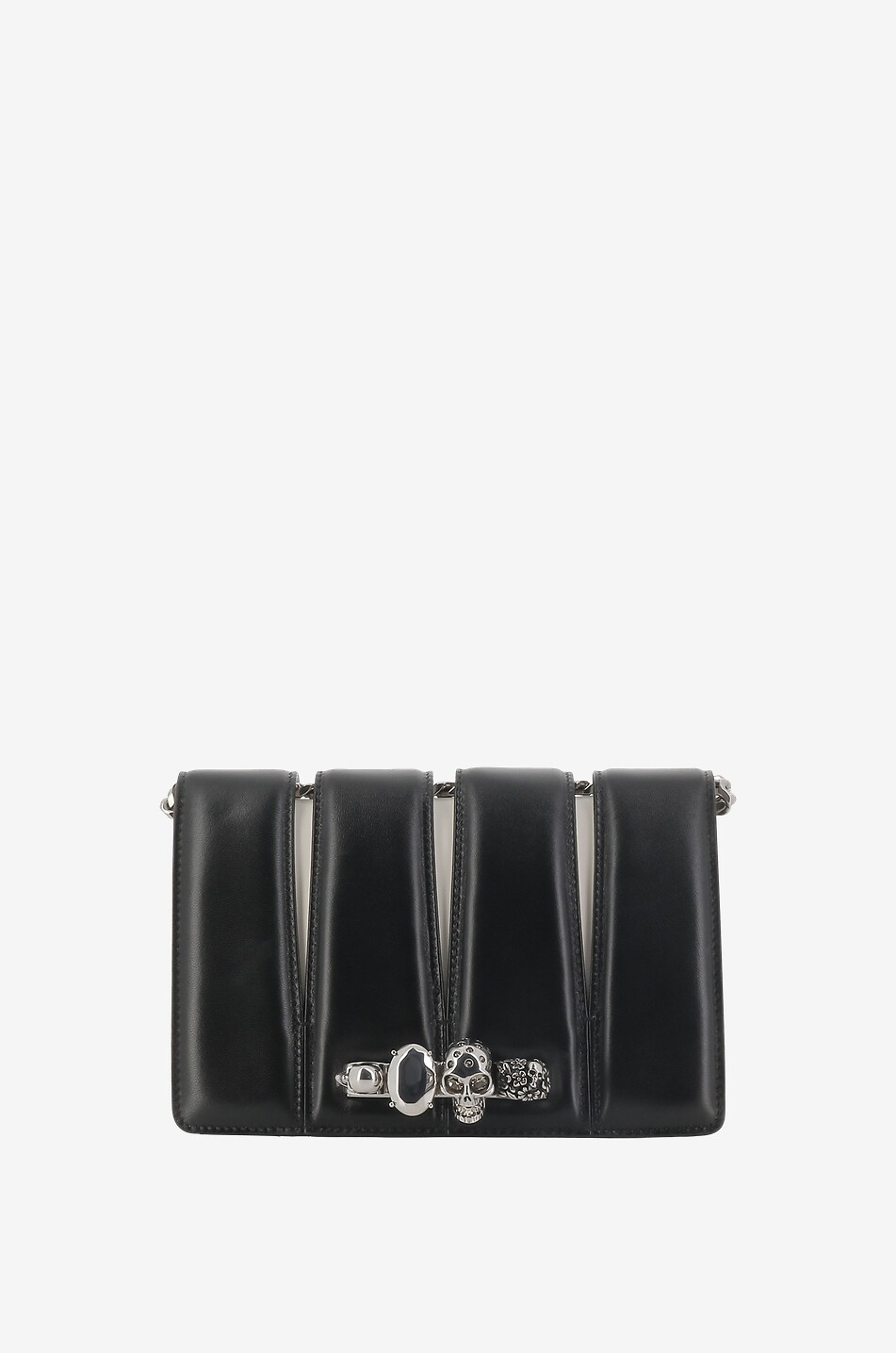 Materialmix-Schultertasche The Slash