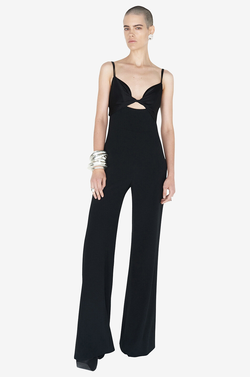Satin- und Jersey-Overall Out Of Line