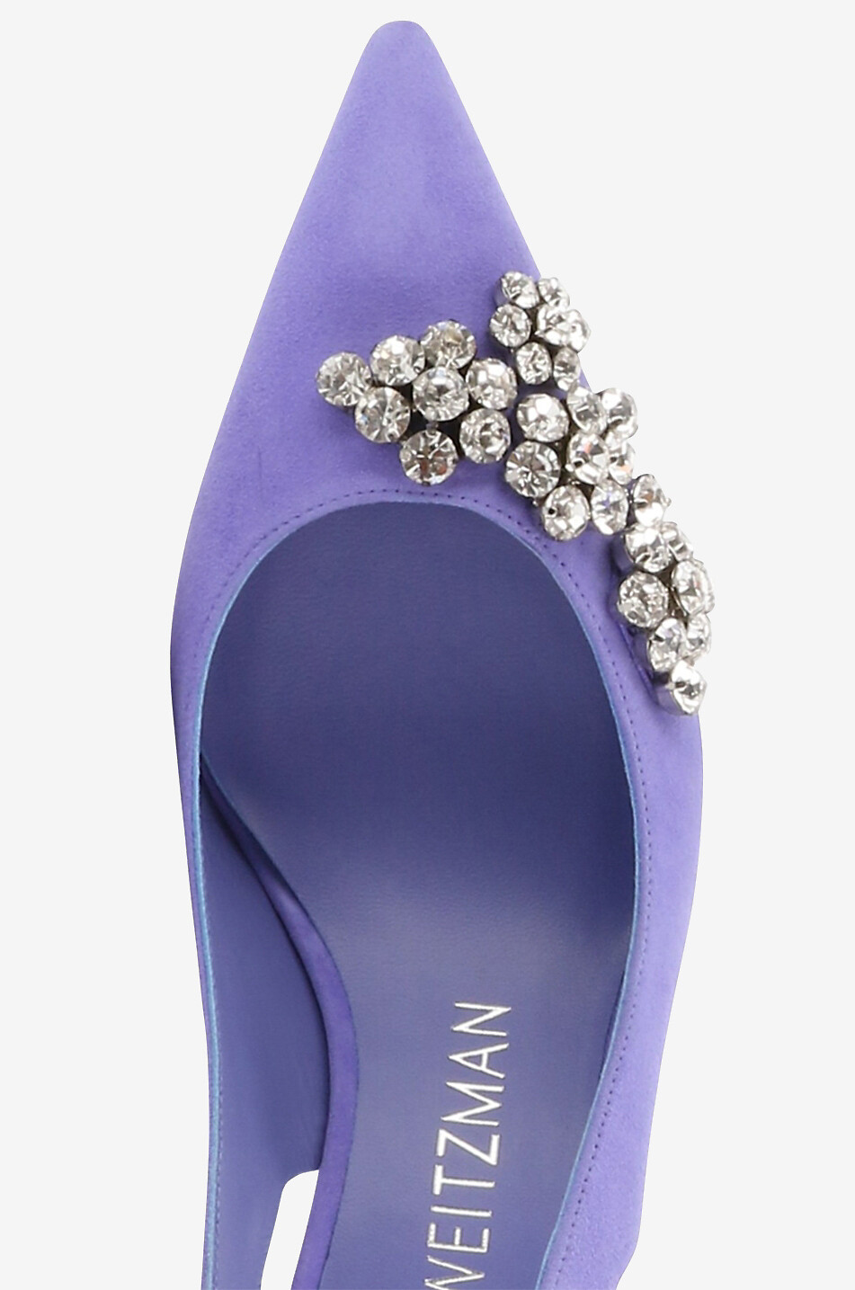STUART WEITZMAN Escarpins à bride arrière Stuart Crystal Fleur 85 Femme VIOLET CLAIR 5
