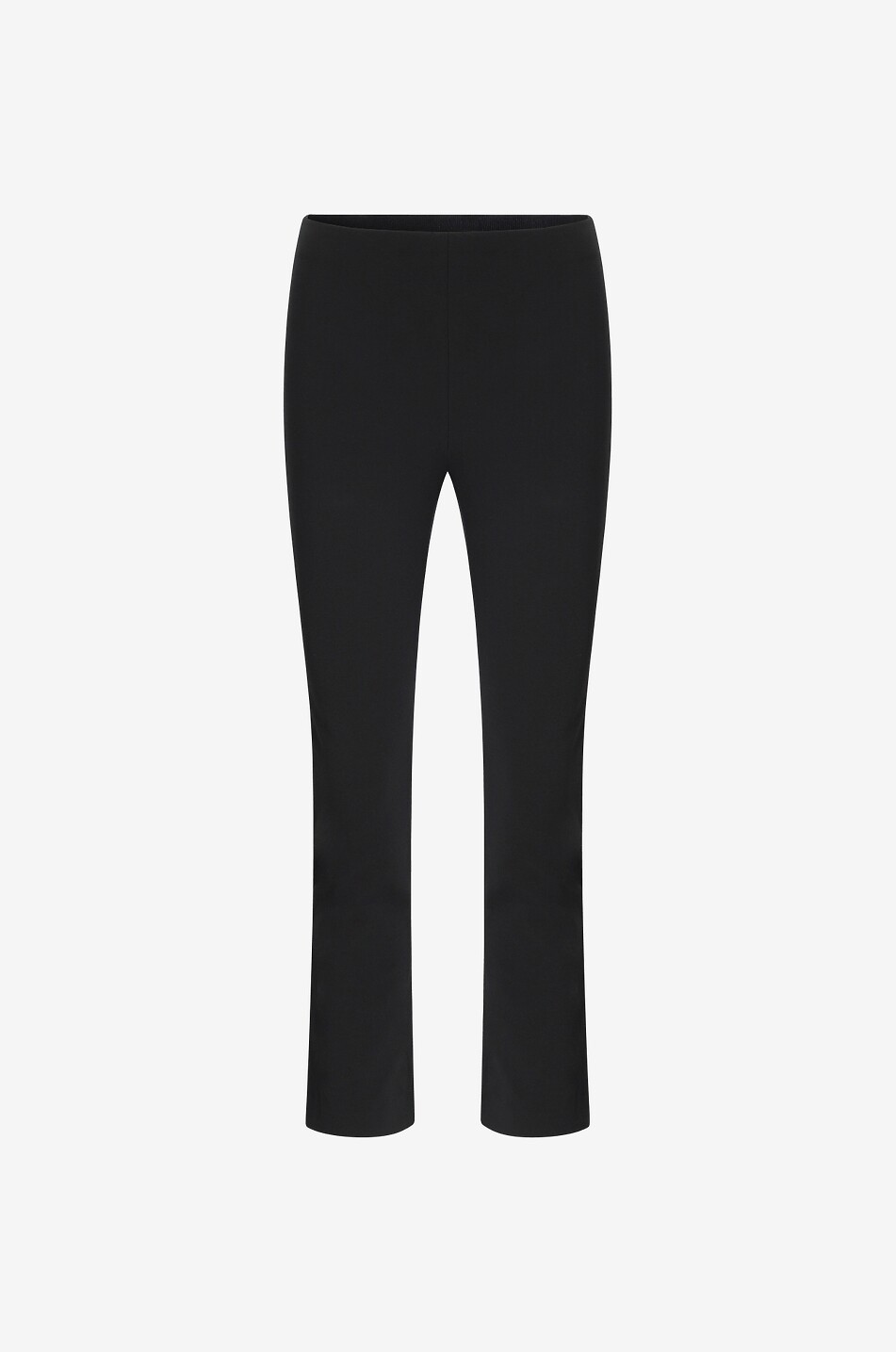 VINCE Pantalon en coton Crop Flare Femme NOIR 1