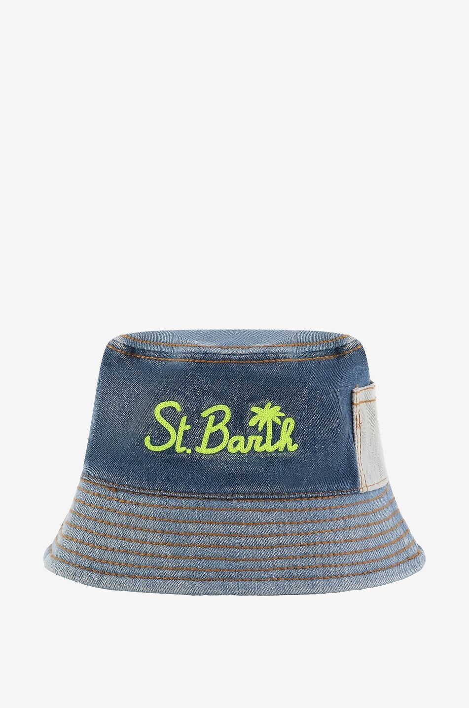 MC2 SAINT BARTH James cotton bucket hat Women BLUE 1