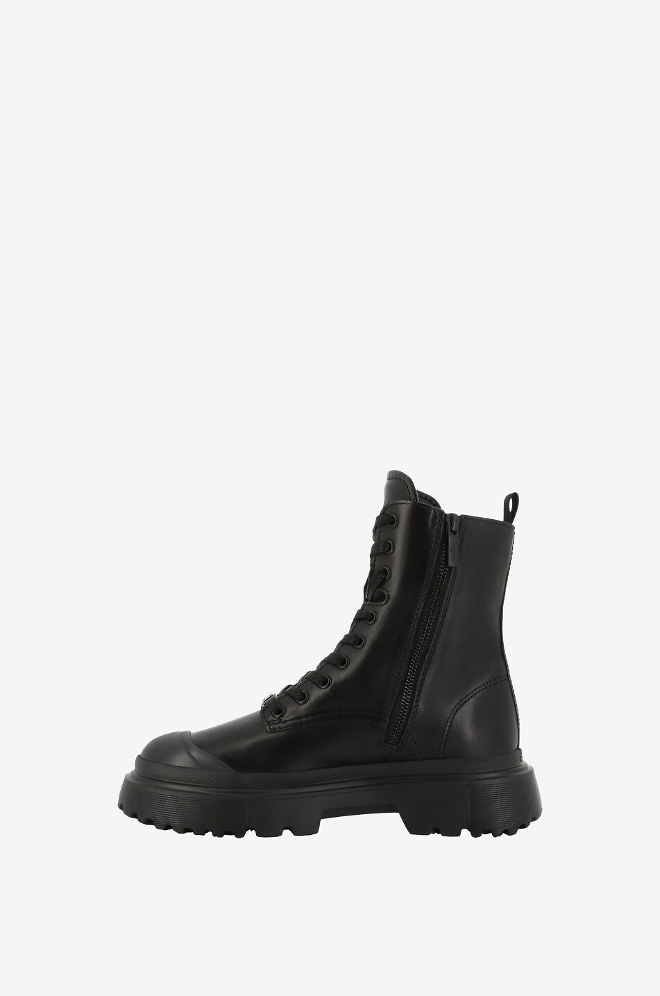 Schnürstiefeletten mit Gummikappen H619