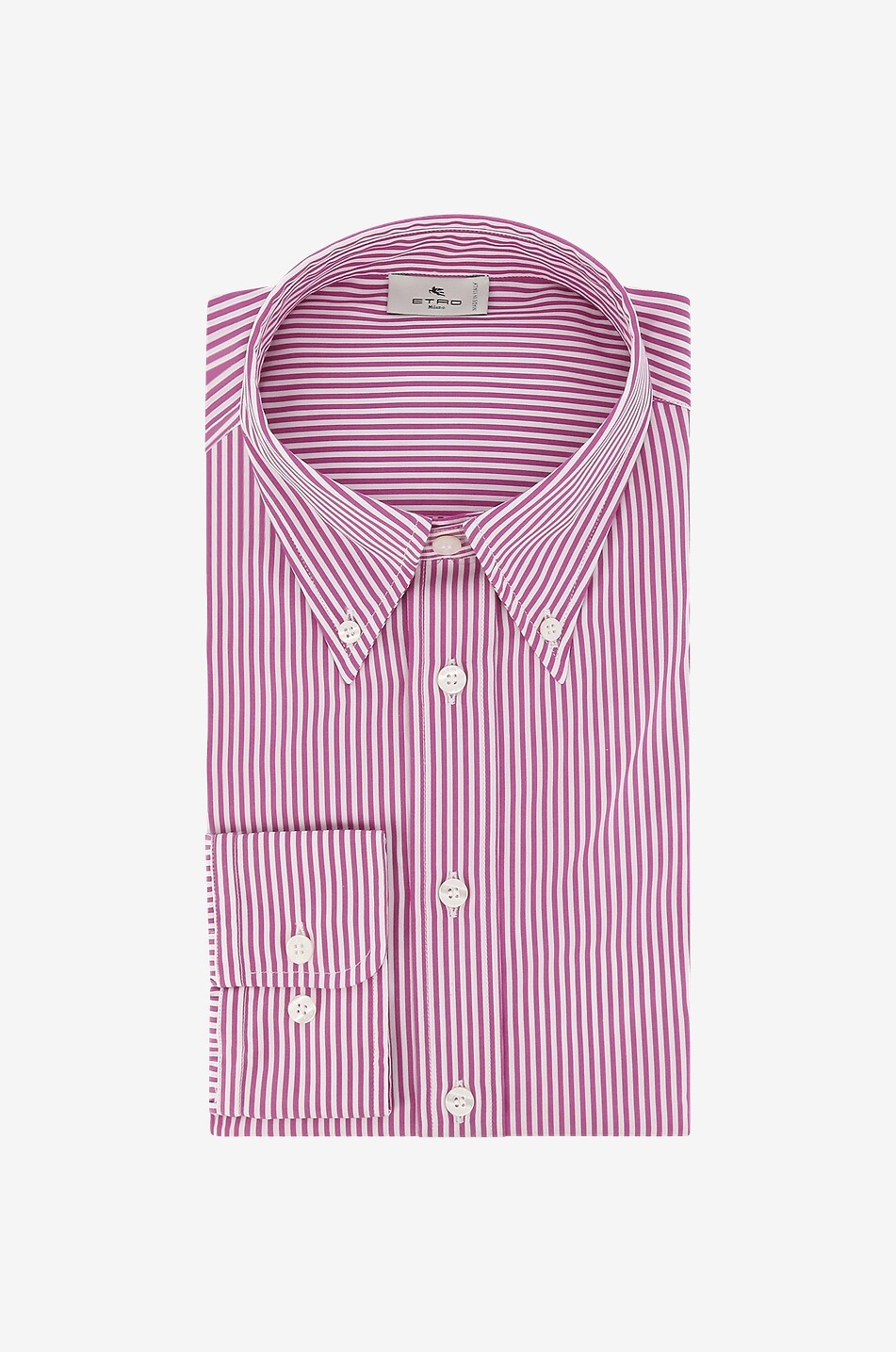 Gestreiftes Hemd mit geknöpftem Kragen