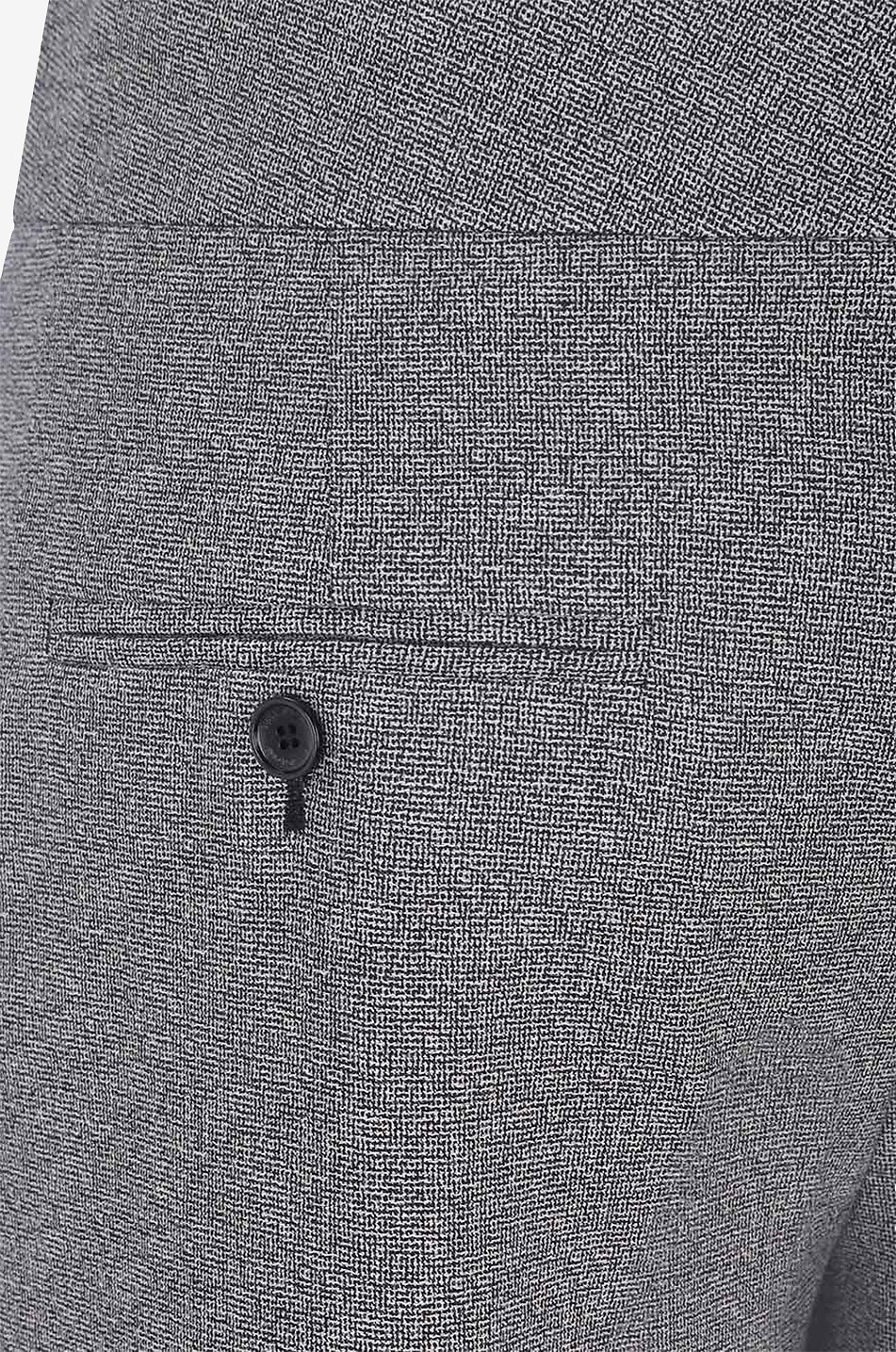 ISABEL MARANT Hose mit hohem Bund und weitem Bein in Tweed-Optik Scarly Damen GRAU 3