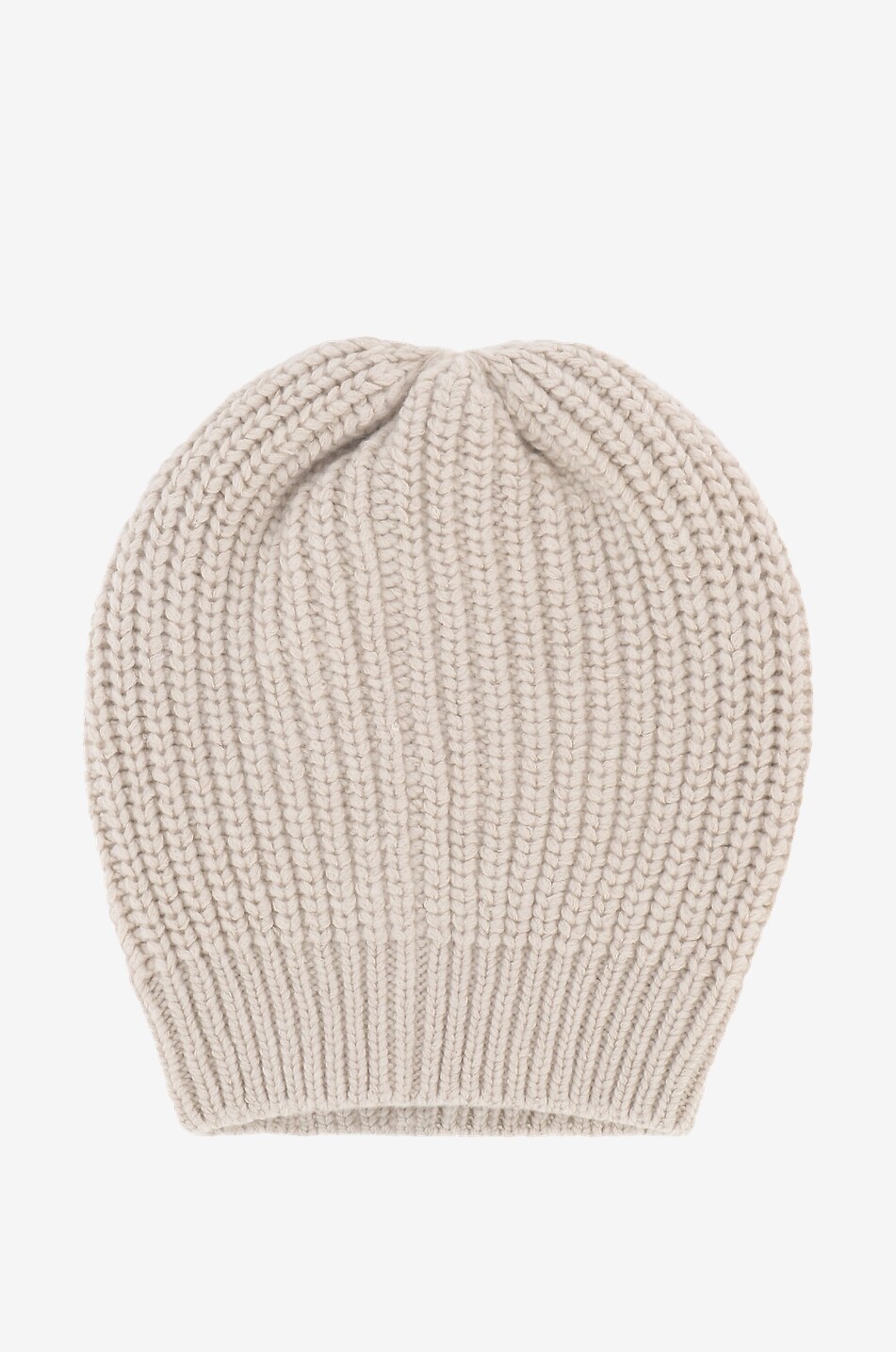 Bonnet épais en cachemire et soie brodé de sequins