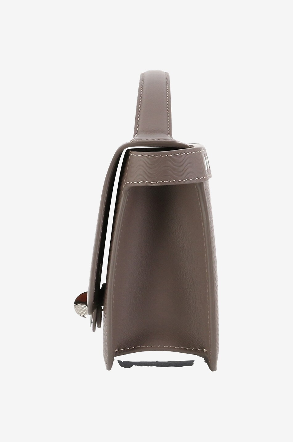 ZANELLATO Schultertasche aus Leder Ella Cachemire Blandine Luxethic Damen GRAU 4